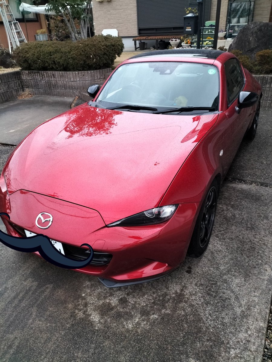 GOD_MOP's tweet photo. 年末洗車出来なかったので、年始洗車した結果、イキナリ小雨＼(^o^)／オワタ https://t.co/Kz80hDWJjb