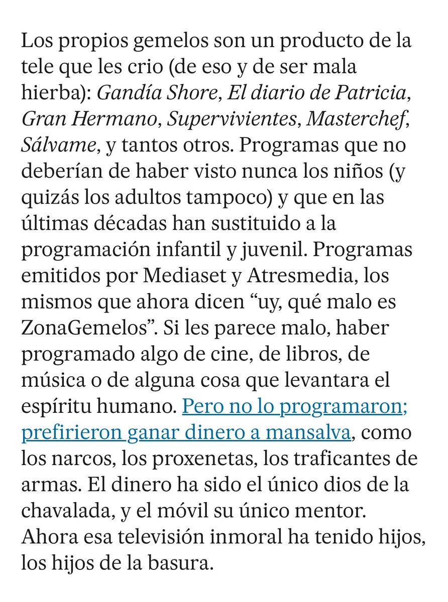 Amén Jimina Sabadú, hoy en El País.