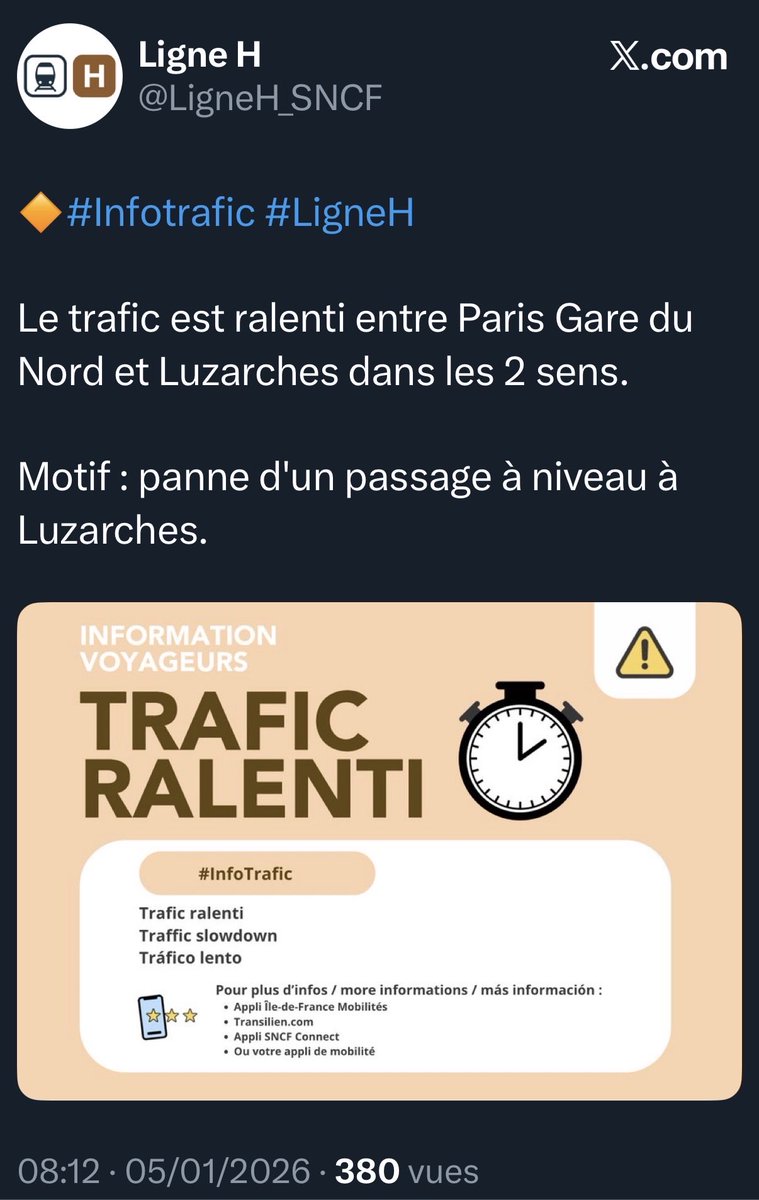 STOP GALÈRE : Transports IDF tweet media