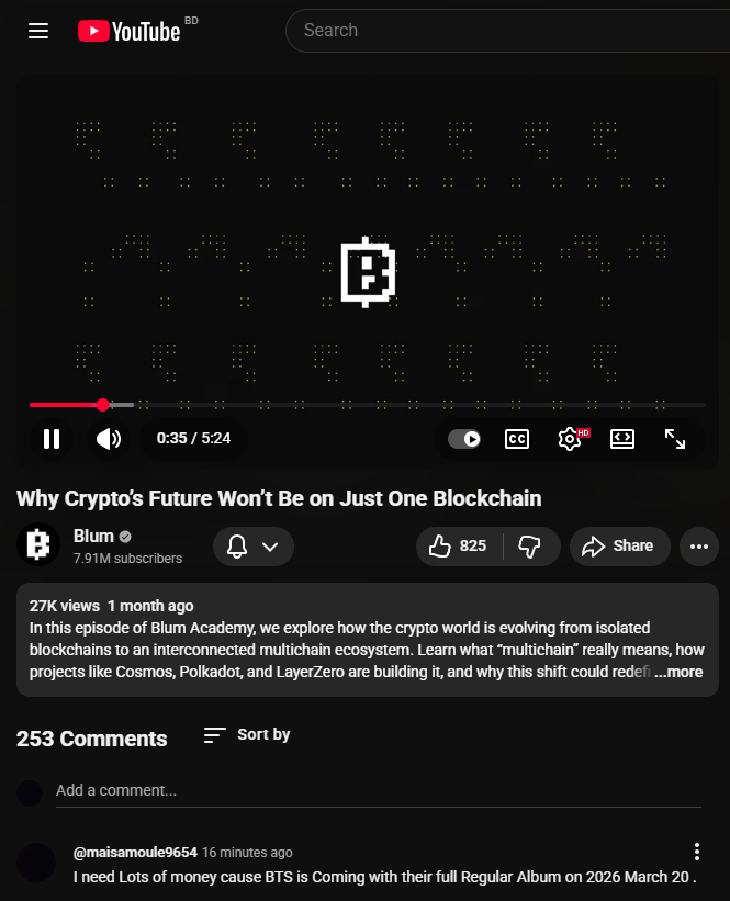 eun_moule's tweet photo. Guys I did something  All The Non BTS related Channel I've Subscribed before, I left a comment on their very latest popular videos Like "BTS IS COMING with Their full Regular Album on March 20 in 2026" with additional text that goes according to that channel's niche.
BTS BTS BTS https://t.co/T9LwhszLcB