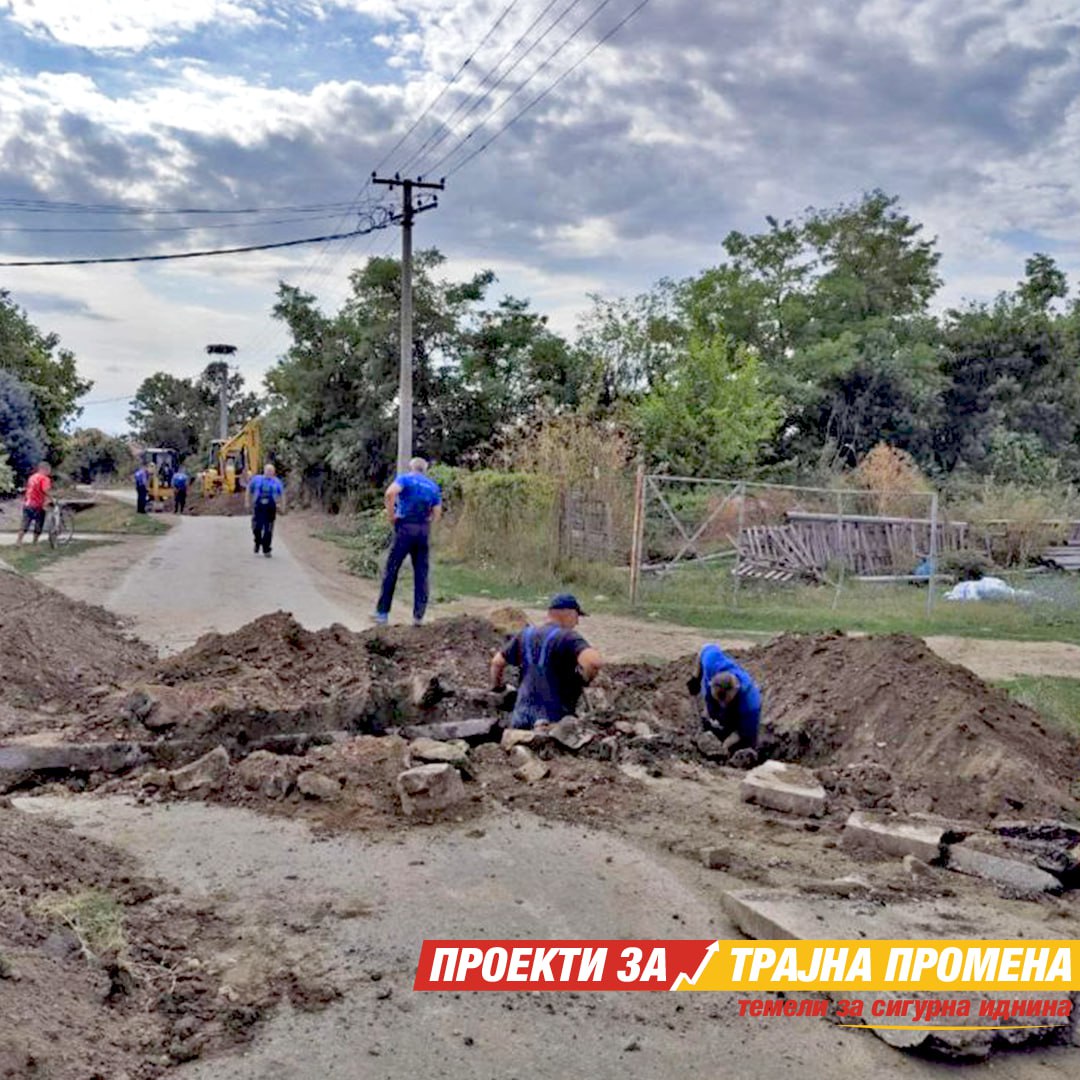ПРОЕКТ: Реконструкција на водоводната линија на потегот Битола – с. Поешево – с. Логоварди. 

Инвестиција во износ од 29.349.605 денари.

Проекти за трајна промена – темели за сигурна иднина.