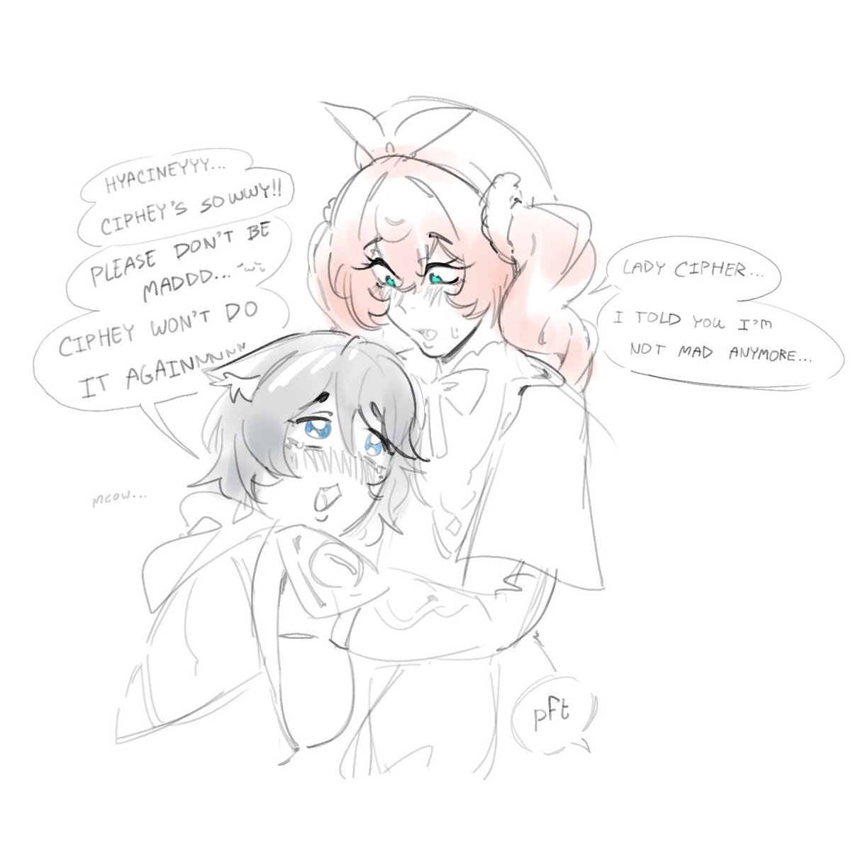 Lunaekipwii's tweet image. "you're ruining my tuff guy personality" cipher😡😡