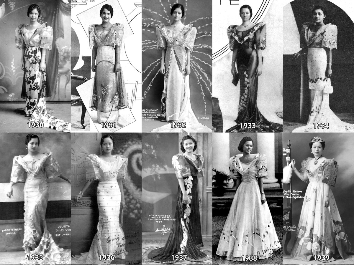 qui_quiqui40157's tweet image. 1930s Filipino Fashion Timeline 🇵🇭