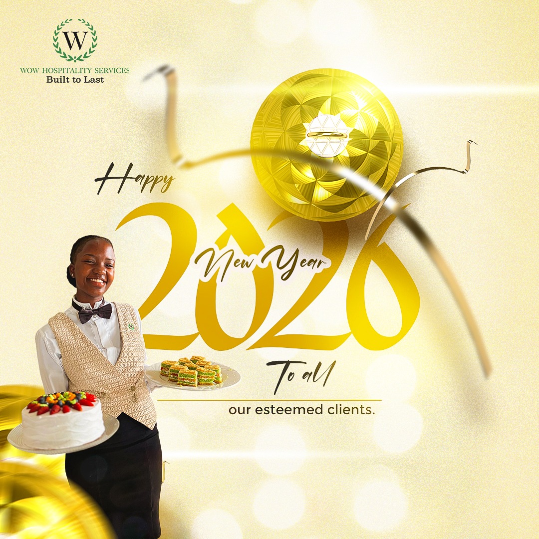 Wow_servicesug's tweet photo. 🎊 Happy New Year 2026! 🥂
To our esteemed clients: Thank you for an incredible year! May 2026 bring you prosperity, joy, and unforgettable celebrations ✨
Here's to creating more WOW moments together! 🌟
#HappyNewYear2026 #WOWHospitality" https://t.co/RtzaGeZQGK