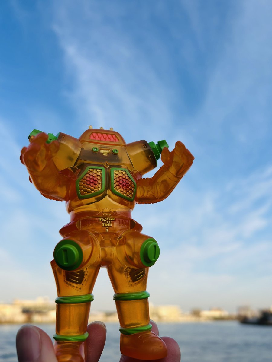 今年の初ソフビKAIJINさんの『キングジョークリアオレンジ(トロピカル