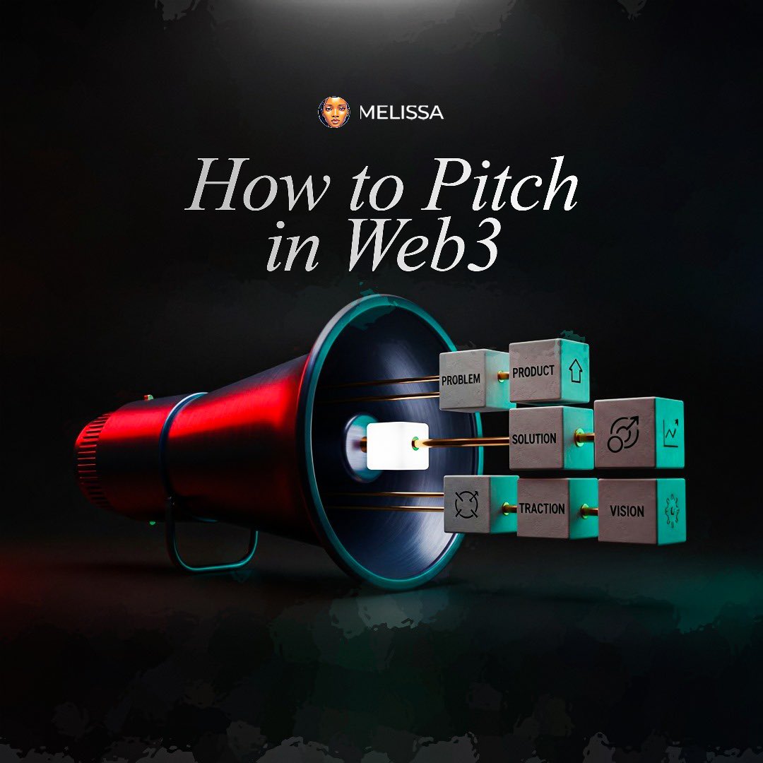 0xmelissa19's tweet image. 𝐇𝐨𝐰 𝐭𝐨 𝐏𝐢𝐭𝐜𝐡 𝐢𝐧 𝐖𝐞𝐛𝟑
(What to do, what to avoid, and why most pitches fail) 👇🏽

Most pitches fail not because people lack skill,
but because they lack clarity and awareness.

Here’s the full breakdown, with examples + do’s and don’ts 🧵👇🏽

➠like
➠retweet…