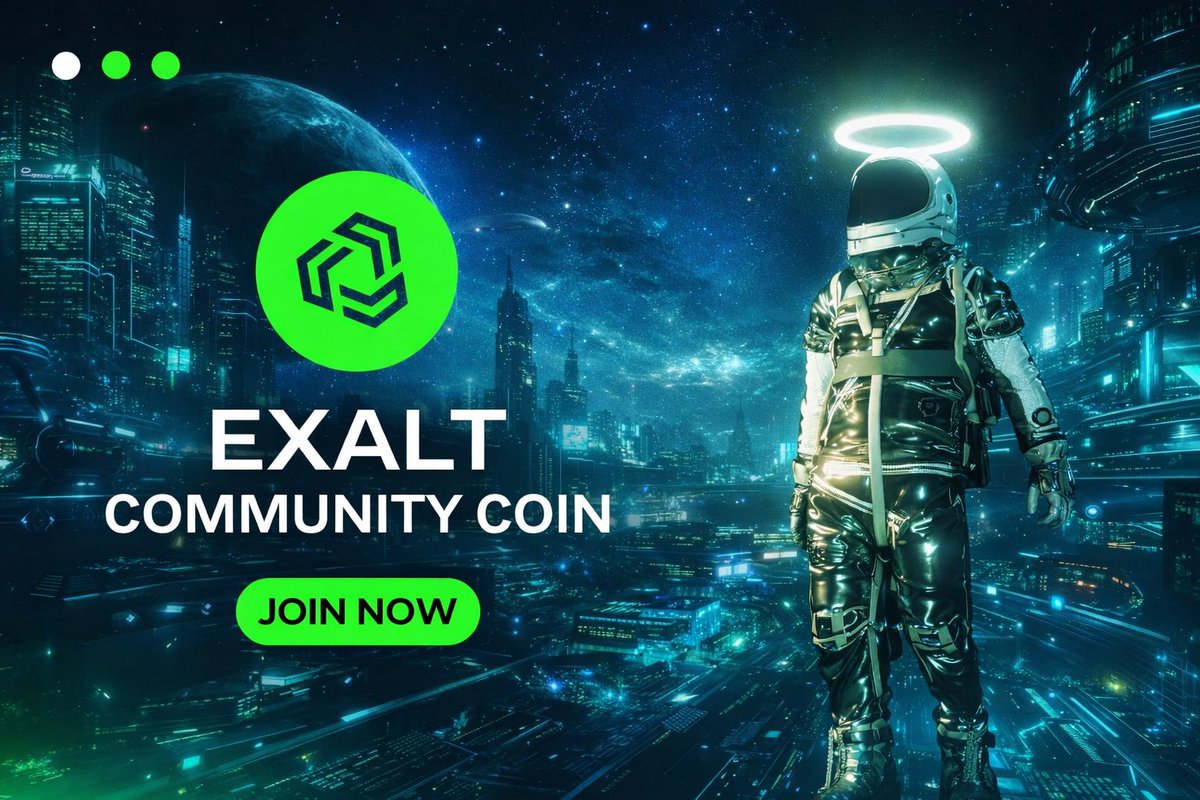 🚀 Exalt Coin — The Future of Community Crypto We are building a strong,  transparent, and growth-driven community. Join us on our journey toward  innovation and long-term success. #ExaltCoin #CryptoCommunity  #FutureFinance #Web3