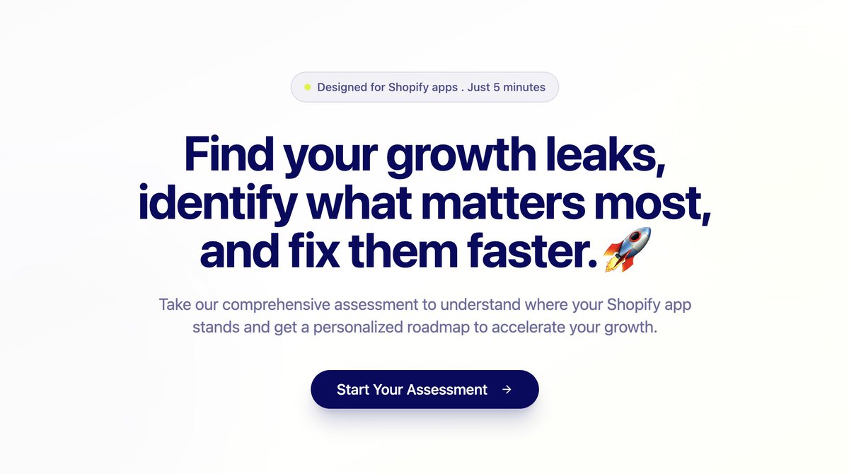 Growth playbooks don’t really work the same way for Shopify apps. And let’s be honest… most generic marketing advice doesn’t help much either.

And if you're trying to copy what giants like Klaviyo or Judge.me are doing when you’re still early in scaling, that