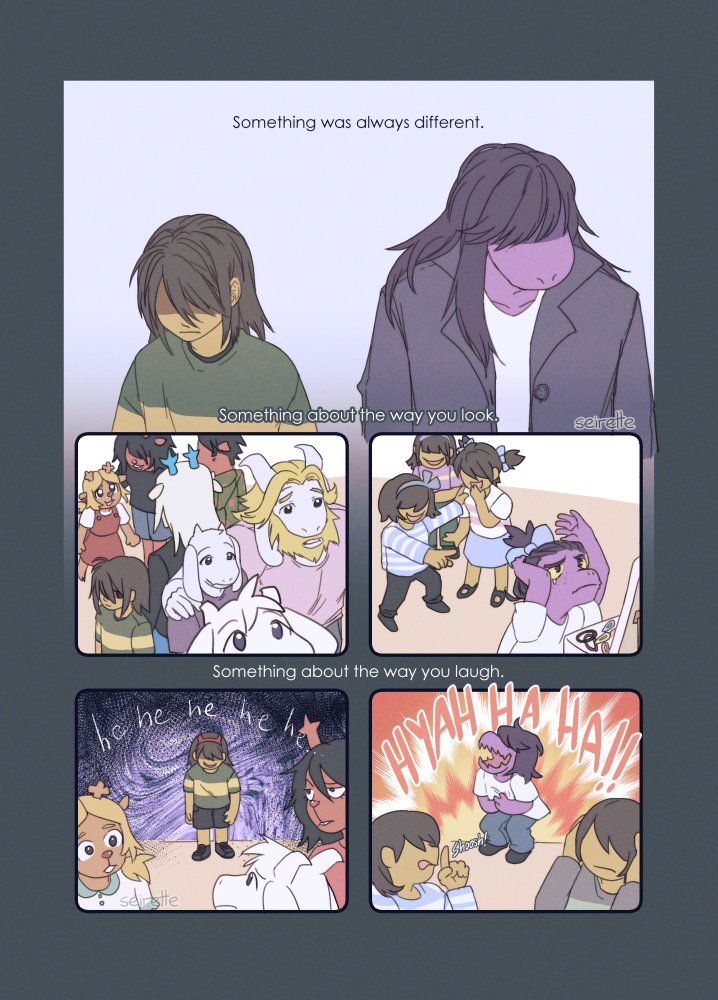 seirette's tweet image. COMIC - Different 1/4 🍎🍆