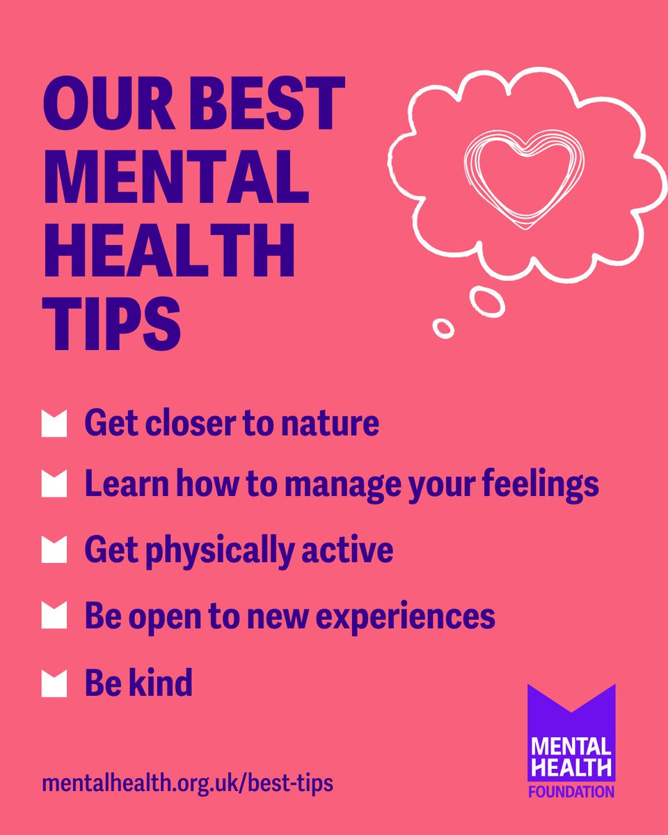 Here’s our best mental health tips (backed by research) to give you a boost for 2026. 💜

See the full top ten tips in full on our website: shorturl.at/7lskn

#MentalHealth2026 #MentalHealthAwareness #MentalWellbeing #MentalHealthTips #NewYear