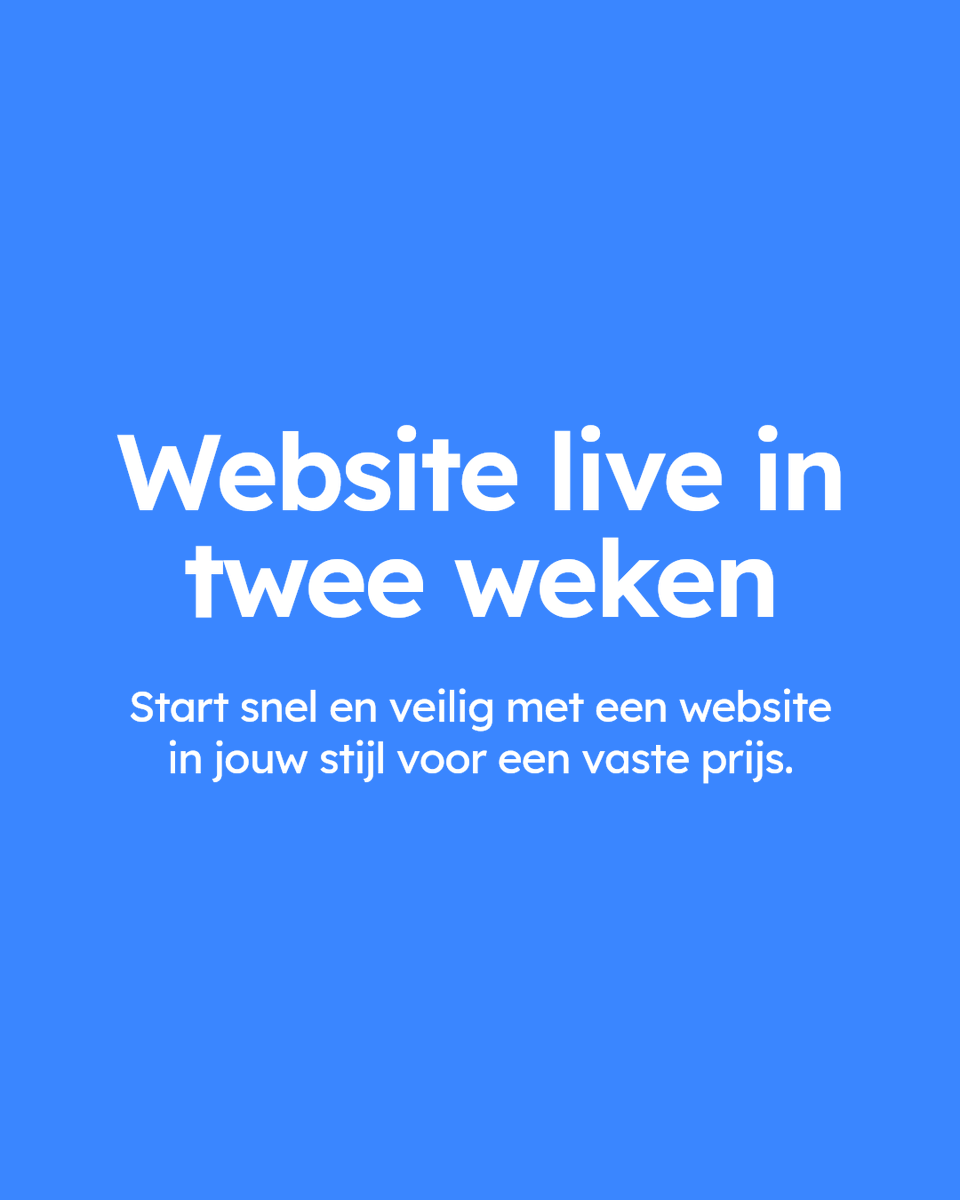 Snelle website-lancering is een must voor groei. Binnen twee weken online, veilig en in jouw huisstijl. Alles-in-één voor één vaste prijs. Geef jouw organisatie voorsprong. Klaar om sneller online te gaan? Ervaar onze demo.

Wij zijn er voor je twelvebricks.com/contact