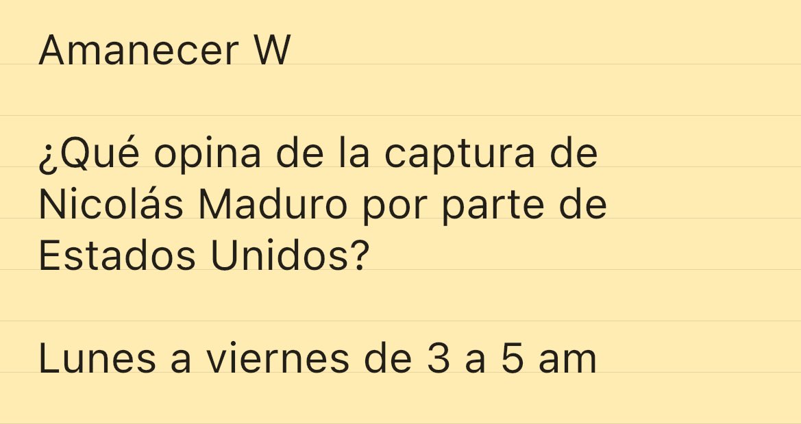 W Radio Colombia tweet media