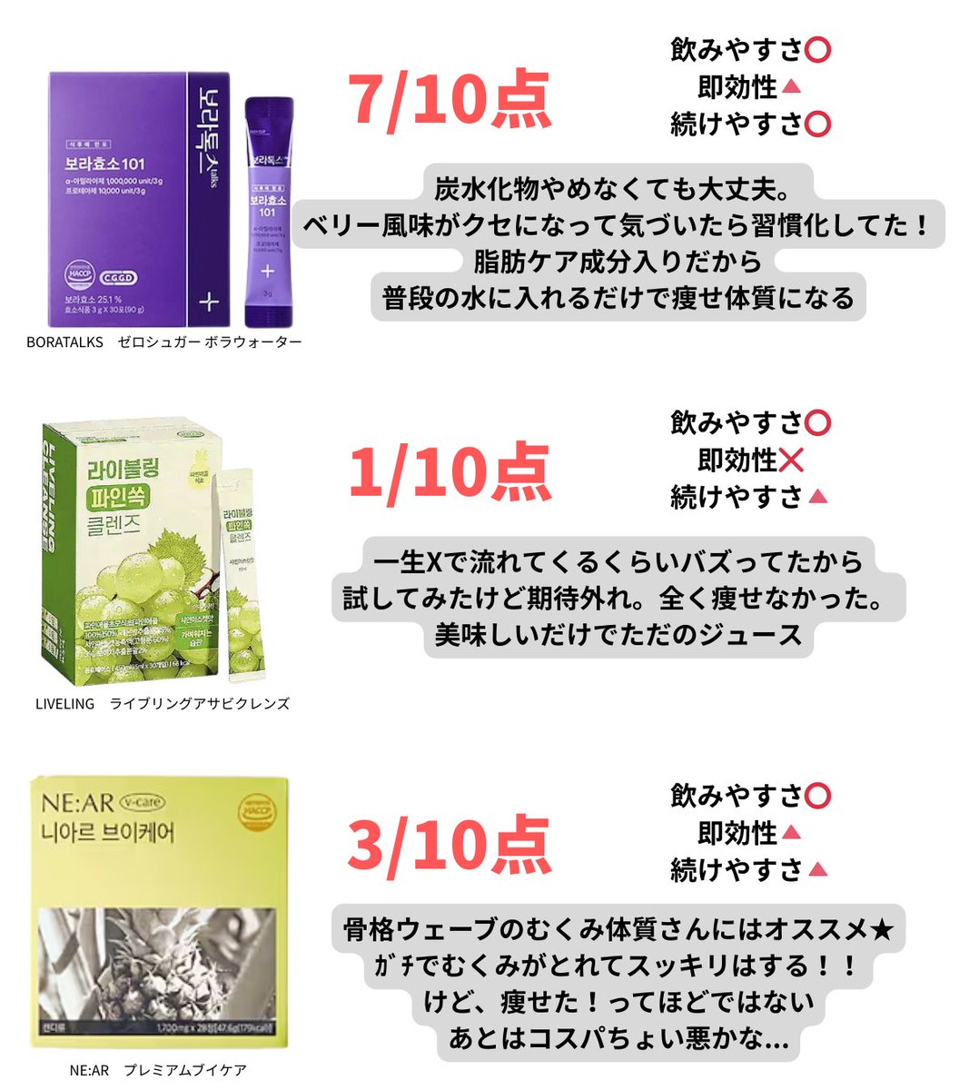 正月太りを頑張らないでリセットしたい🐷へ
「結局ラクに最短で痩せれるサプリはどれやねん？？」って人のためにバズってるダイエットサプリの正直レビュー↓