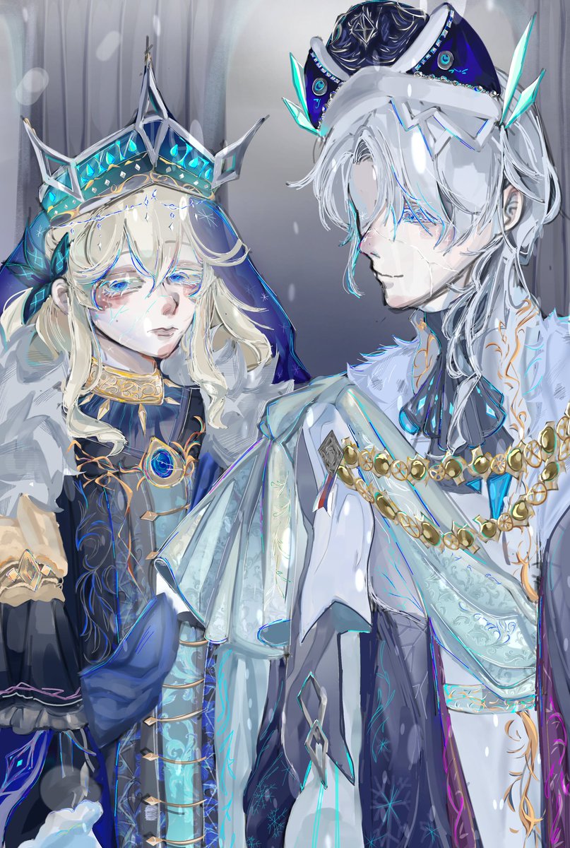 Icouldntprocess's tweet image. Tsaritsa with Belyi Tsar

#tsaritsa #GenshinImpact