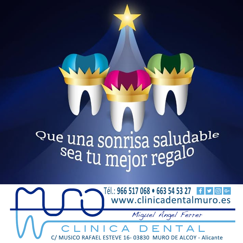 DentalMuro's tweet image. "Este Día de Reyes que se aproxima , regálale a tus dientes el cuidado que necesitan. Nosotros ponemos la magia para que tu sonrisa sea digna de un rey. ¡Felices fiestas!"
#clinicadental #alcoy #murodealcoy #alicante #sonrisasana #diseñosonrisa #diadereyes #reyesmagos2026