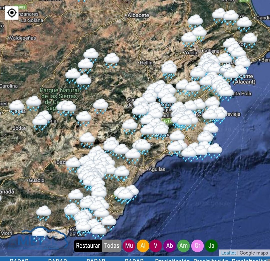 Que maravilla ☺️ ☔

#Francis trae lluvia esta mañana a todo el sureste peninsular

Redmeteo.ametse.org