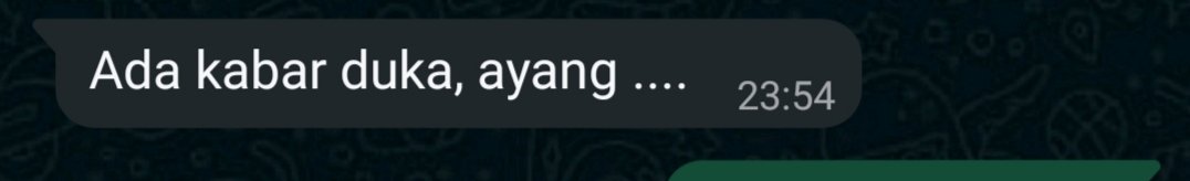 arufuu's tweet image. Message yg paling aku takutin kalau lg LDR gini....