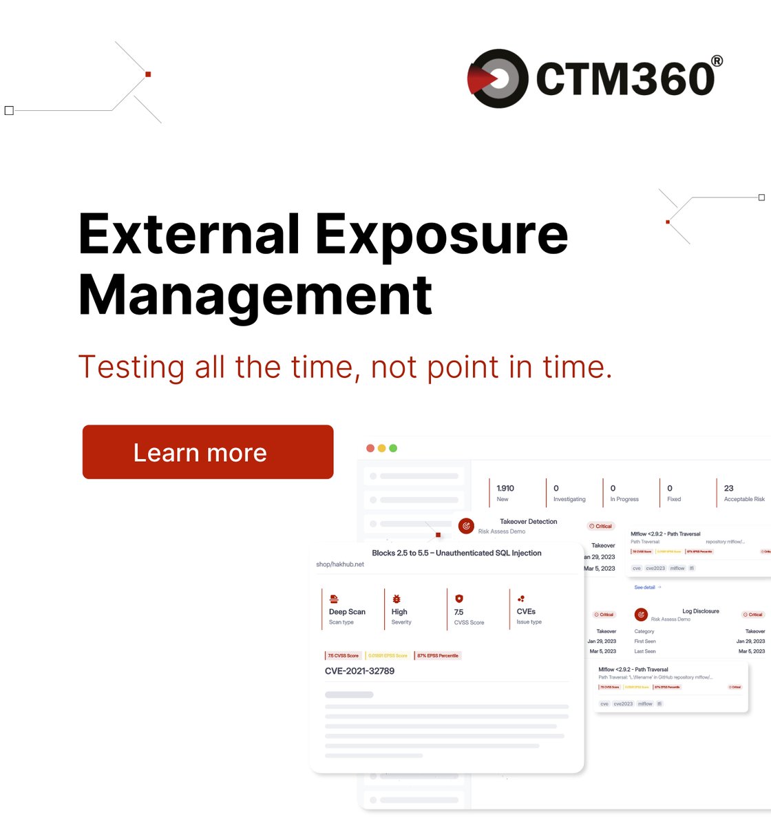 CTM360 performs non-intrusive and relevant checks to assess exposure continuously, without impacting system availability.
Learn more: ctm360.com/solutions/deep…
#ctem #exposuremanagement #easm #cti #drp #CyberSecurityAwareness