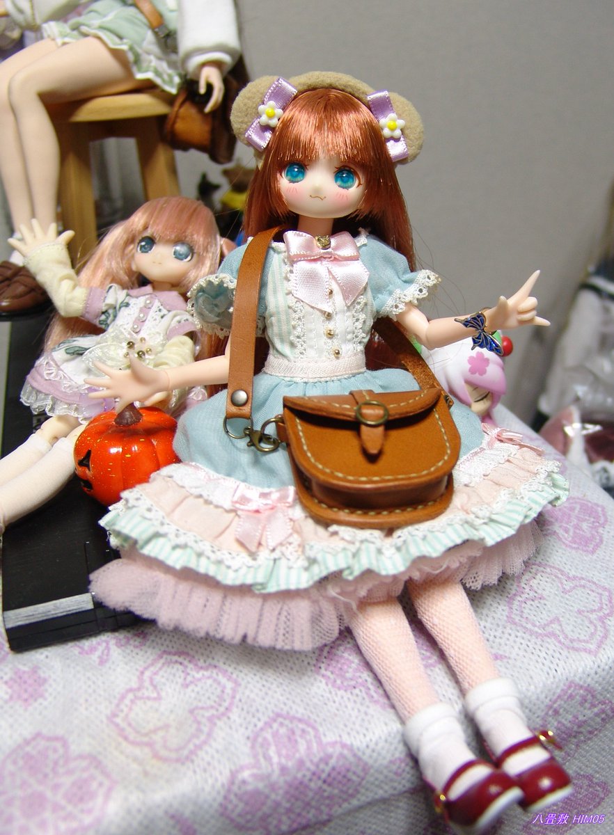 初出勤・・
無事に出て帰宅しました(^^ゞ

🧸：がんばったのだっ(*'ω'*)
🐙：てま🧸ちゃんの
　　｛いてら～｝のおかげだよぉ😂

朝。。お布団クンの誘惑をふりきって💦
 #からふるDreamin