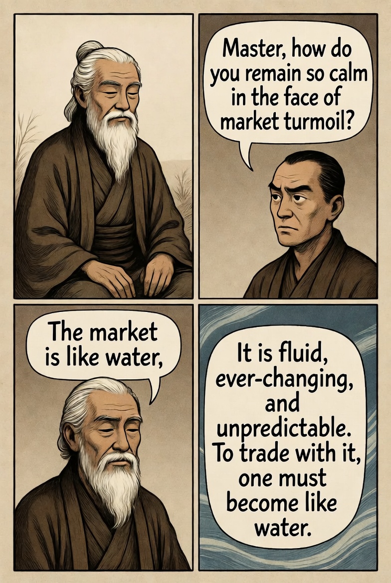 Have your trading plan ready, and be like water!