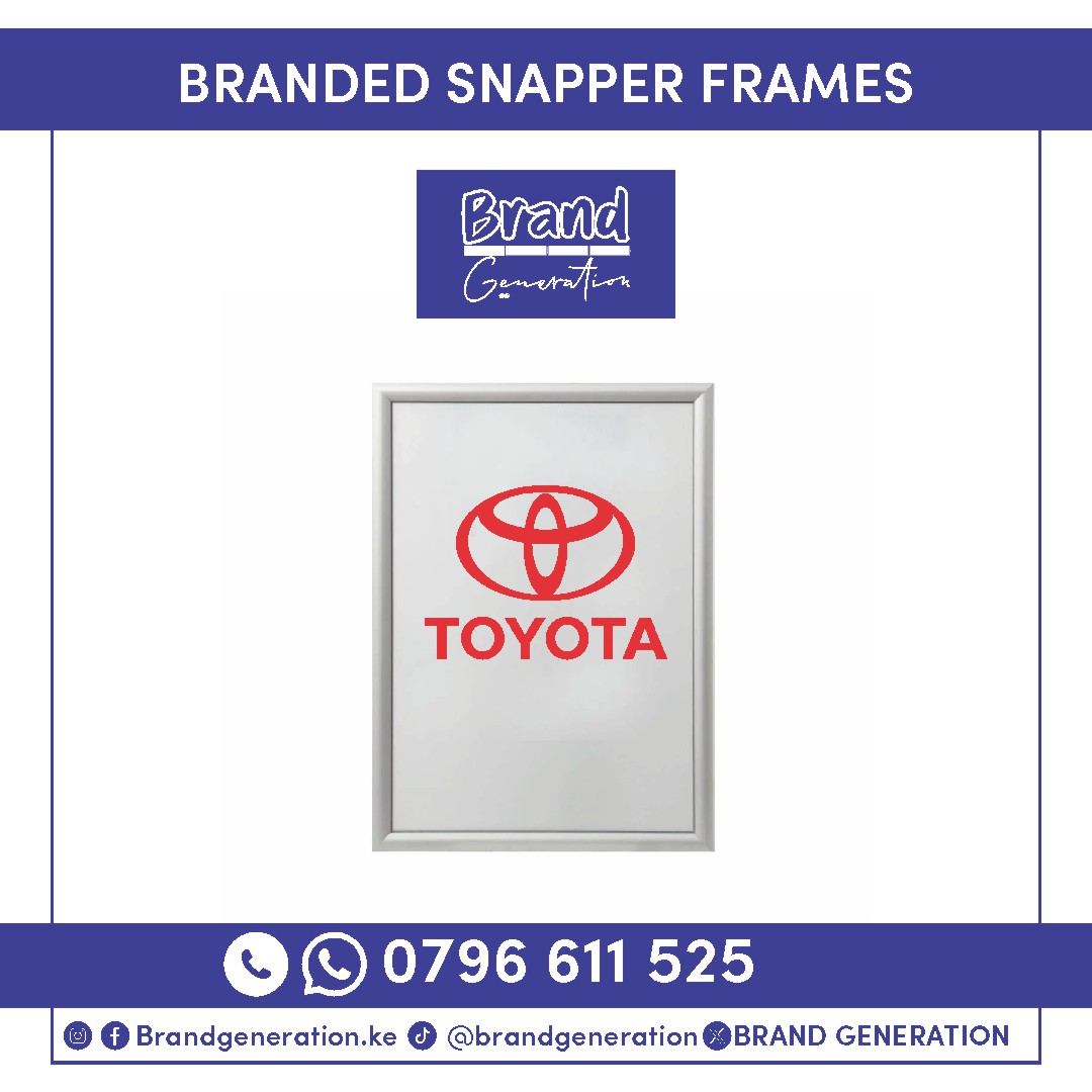 Generation47891's tweet image. 🖼️ Branded Snapper Frames
Display your brand professionally with custom snapper frames! Perfect for posters, promotions, events, and shop .
📞 CALL/WhatsApp: +254796611525
#SnapperFrames #BrandedFrames #EventBranding #PromotionalDisplays #MarketingMaterials #BrandVisibility