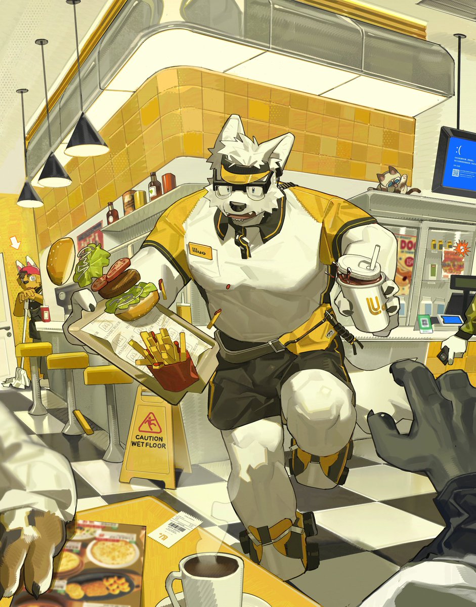 Rainy011220's tweet image. 您的餐好... 您的餐撒了(❤️