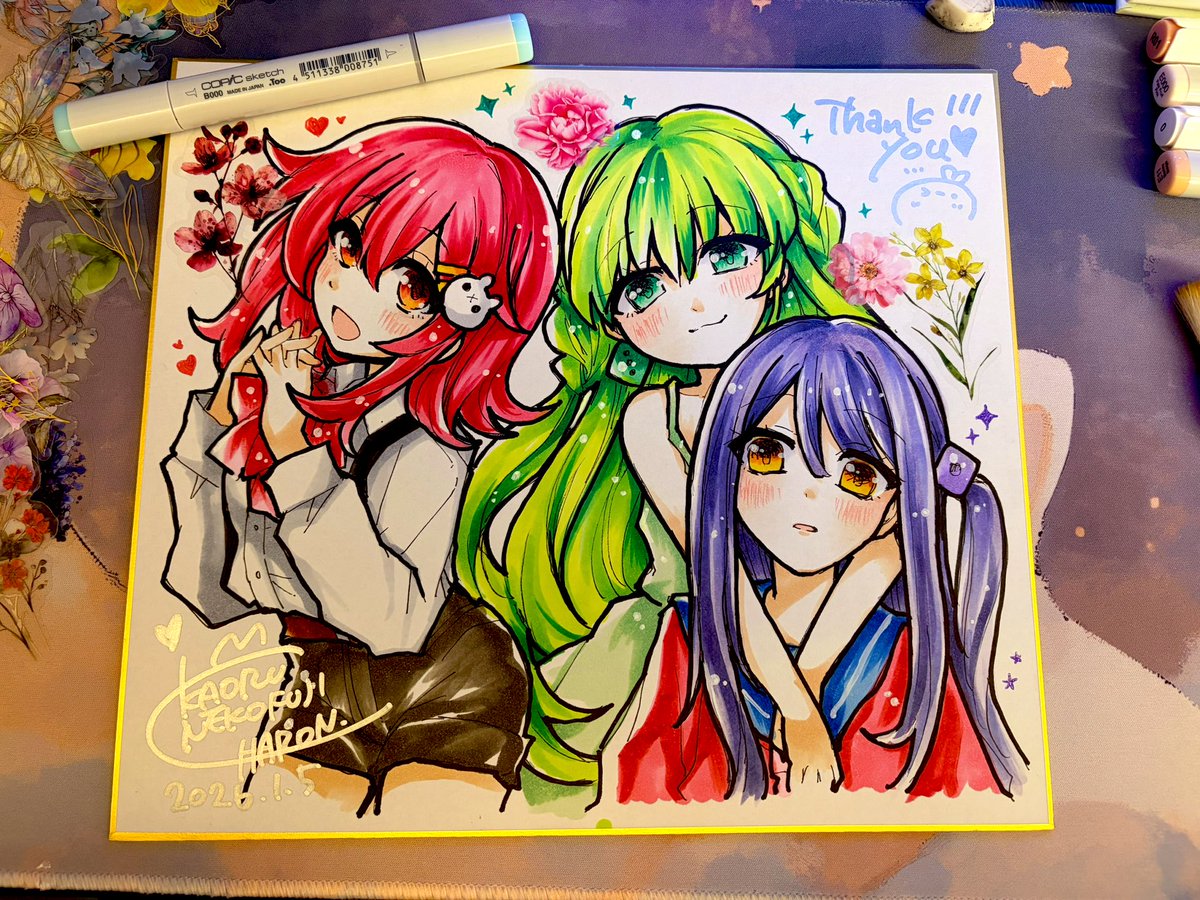 本日の色紙です！🫶