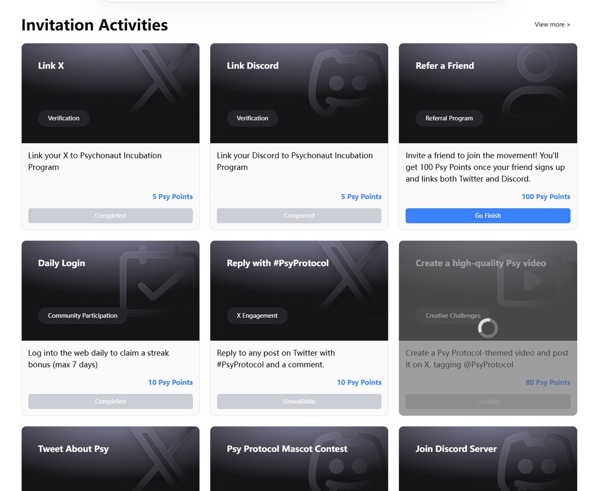 新项目  <a href="/PsyProtocol/">Psy Protocol</a>   撸起来  全0撸 绑定社交账号每天签到