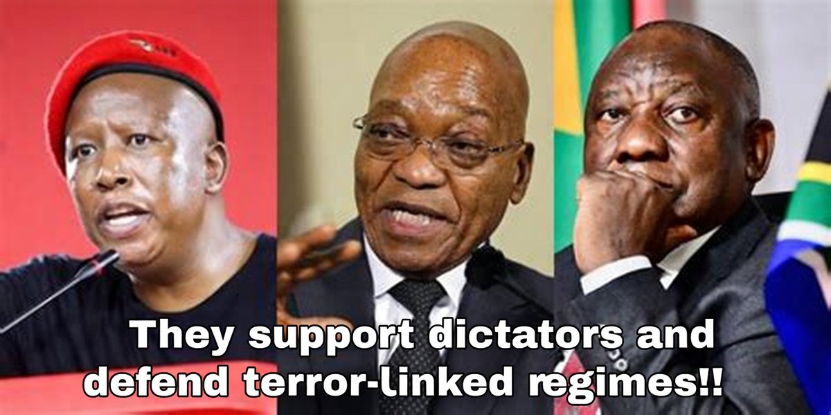 Good morning X ☀️😎☕️🫡

Imagine waking up to the realisation that the 'leaders' of South Africa loudly condemn the removal of dictators, rush to defend terror-linked regimes, and call it "principle" while its own people drown in crime, corruption, and decay.  Where outrage is