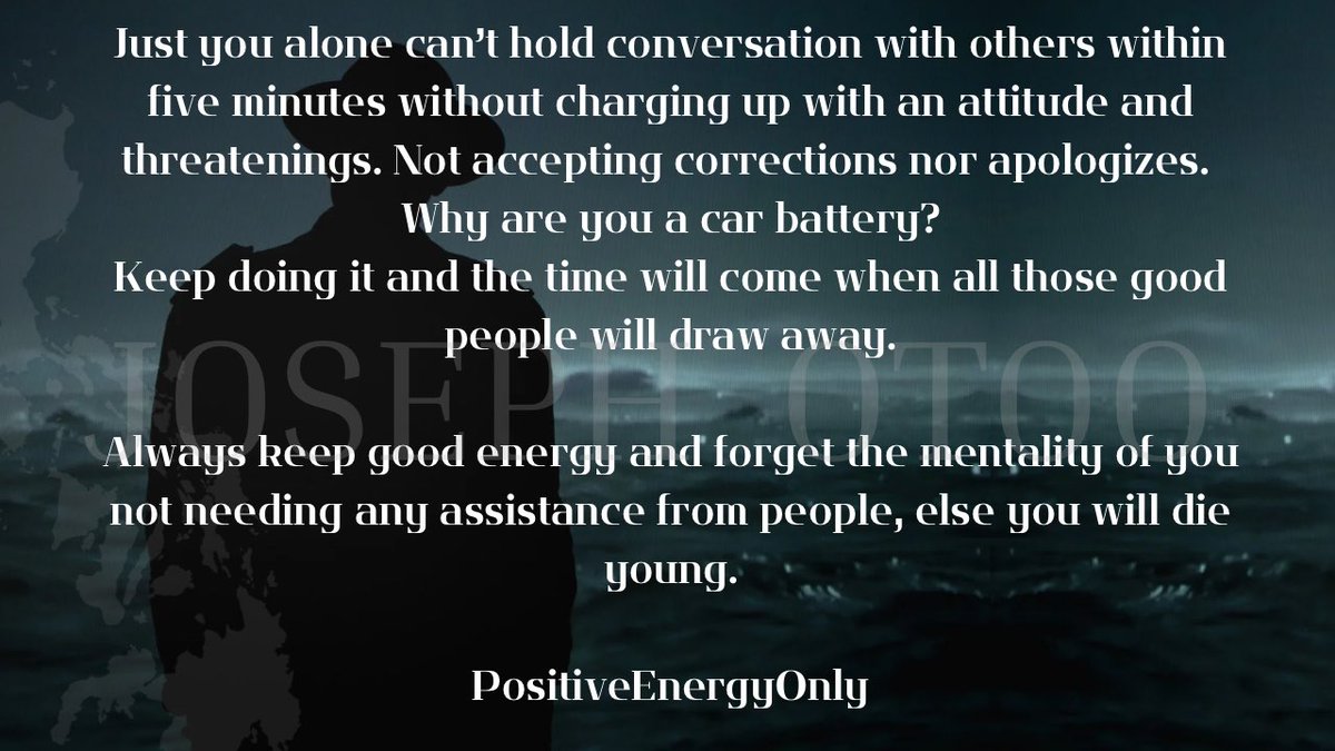 No Toxic Relationships.