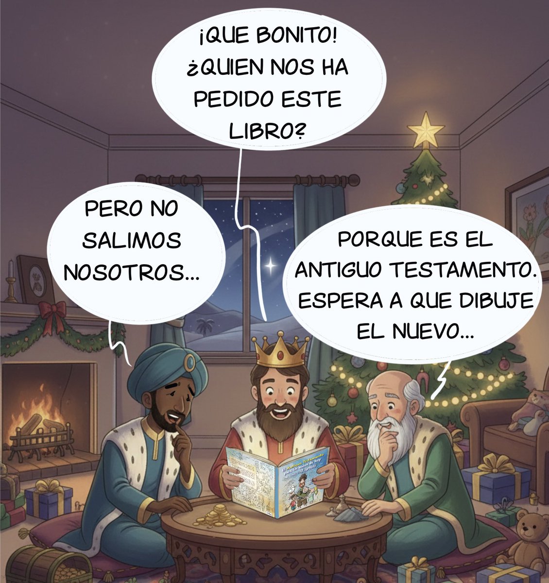 agustindlatorre's tweet photo. Todavía estás a tiempo. Recuerda que los Reyes son Magos…@elJartista #Biblia #antiguotestamento #gosisgood @esferalibros @ReligionDigit https://t.co/E1sLIzw1bM