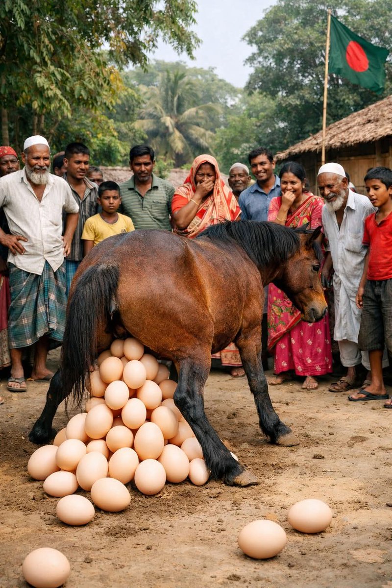পড়ালেখা না করলে মা বাবা বলতো পরীক্ষা দিলে তুই পাবি ঘোড়ার ডিম। কিন্তু কখনো ঘোড়ার ডিম দেখি নাই। তাই এই প্রথম ঘোড়ার ডিম দেখলাম।