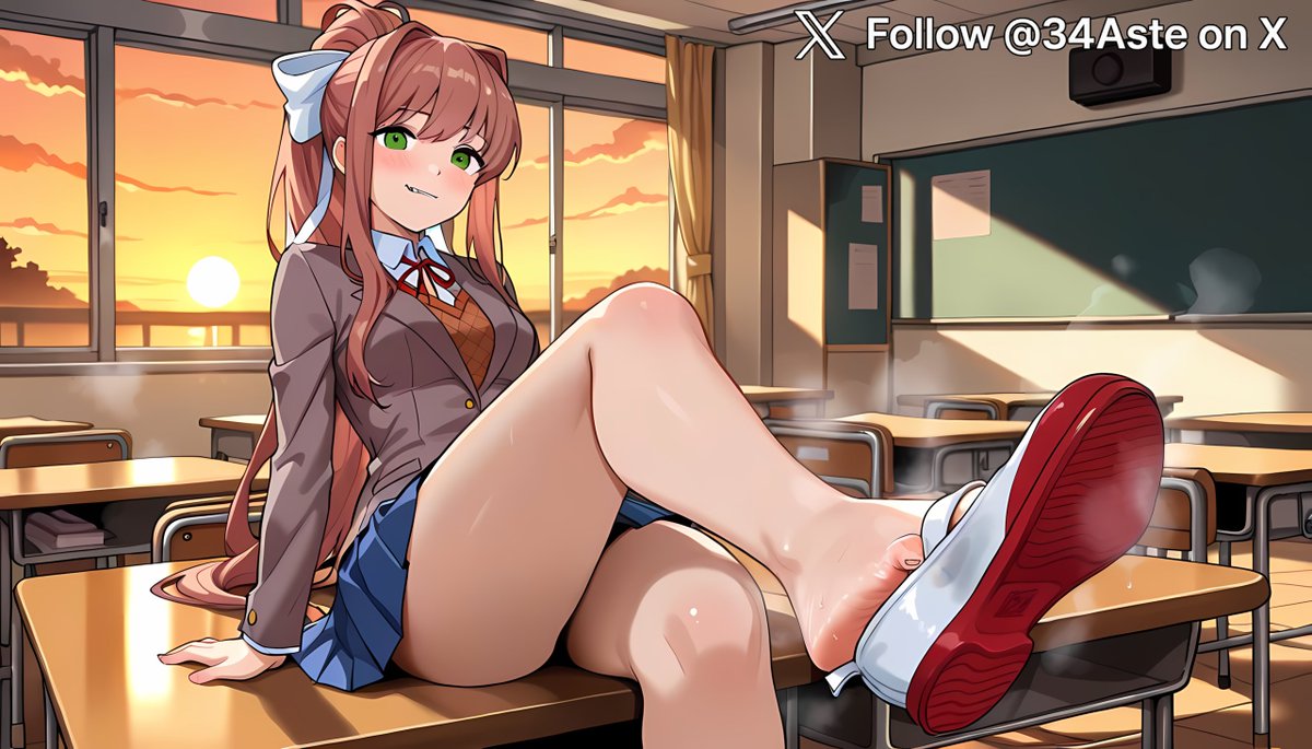 34Aste's tweet photo. So, today is the final day of DDLC posting -I hope you enjoyed it😘
Monika is the last one (and yes, she was my least favorite)
 If you enjoyed DDLC, let me know in the comms, and I'll continue someday
#monikaddlc #DDLC #DokiDokiLiteratureClub #ddlcmonika https://t.co/KR9AGtsZ4R