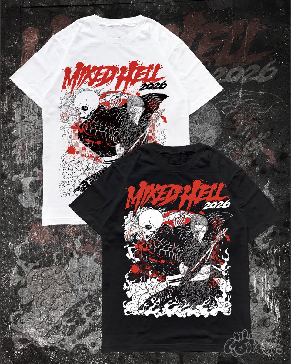 MIXED HELL 2026、キービジュアルに続きイラストレーションを担当しま