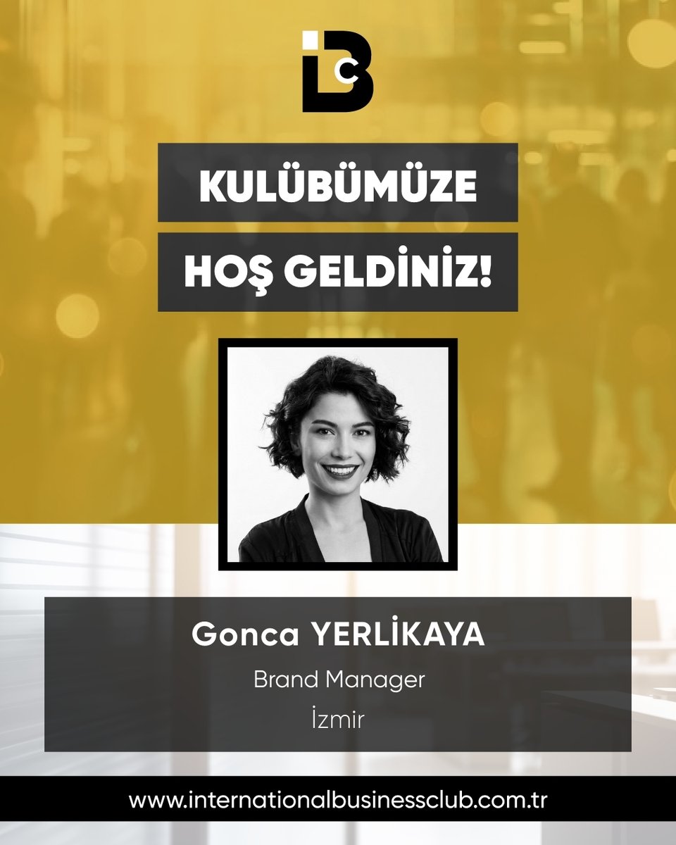ibcizmir's tweet photo. Gonca Yerlikaya, İzmir’den aramıza katıldı! 👏

Events of İzmir markasıyla Ege genelinde kurumsal etkinlik ve deneyim tasarımı alanında hizmet veriyor.

Kendisine hoş geldiniz diyor, güçlü bağlantılar ve verimli iş birlikleri diliyoruz. ✨ https://t.co/XcZYDhWc6S