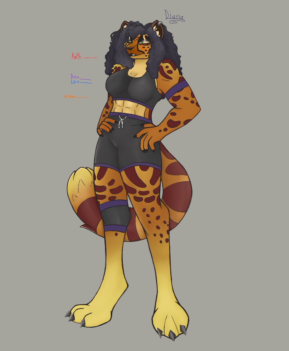 Did I make a Rise Oc for the sole purpose of having her Dom Leo and Donnie? Pshhhh no…. Nooo
#tcest #oc #ComeOpen