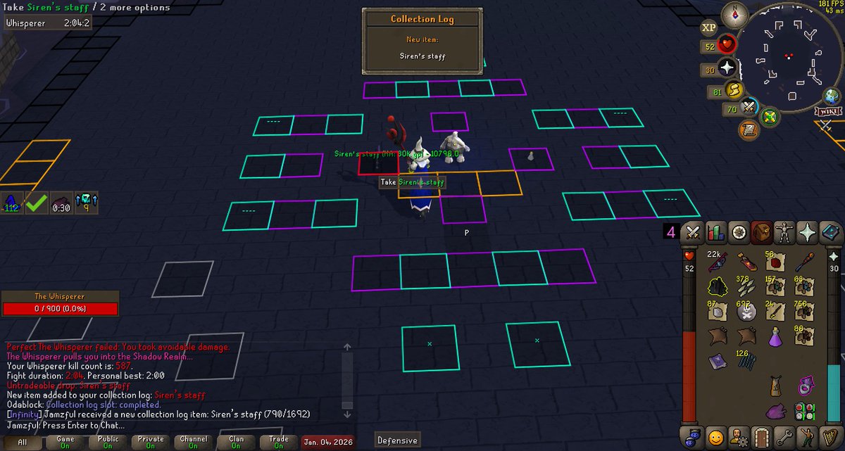 Siren’s staff 3/4 Soul Reaper Axe