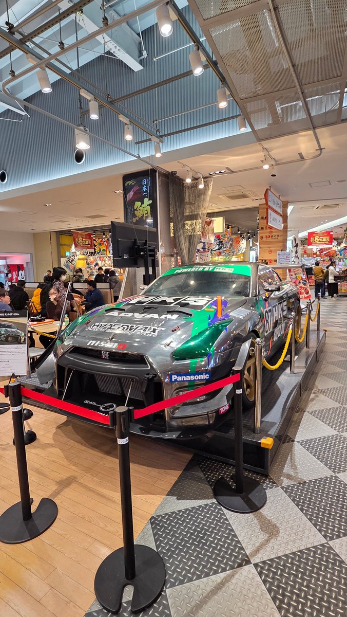 Yu_multihobby's tweet image. これ見る為だけにSA寄りました
#HKS #R35 #GTR #GT-R
