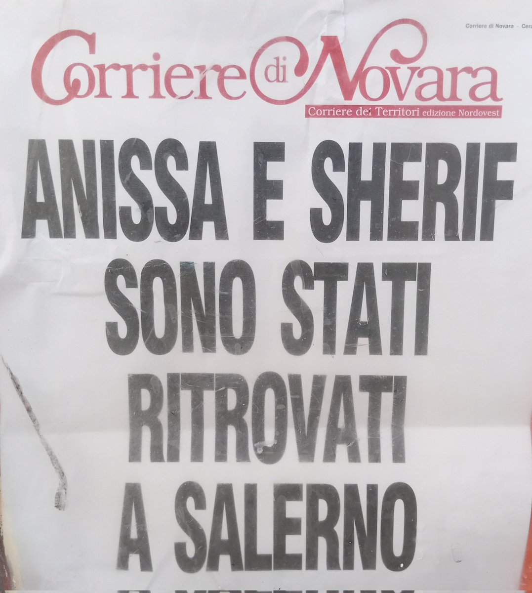 Alessan67153720's tweet image. Fortunatamente conclusa in modo positivo la vicenda dei due giovani di #Cerano e #Cameri. @chilhavistorai3 @_Carabinieri_ #CorrierediNovara