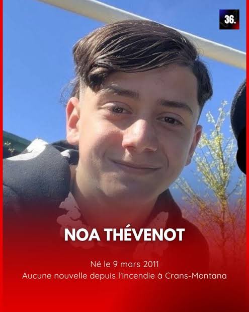 😔 C’est avec une immense tristesse que nous avons appris le décès de Noa Thevenot, disparu lors de l’incendie de Crans-Montana.
Noa faisait partie de la grande famille du Racing, de U6 à U11. 

Le Racing adresse ses plus sincères condoléances à sa famille et à ses proches. 🕊️