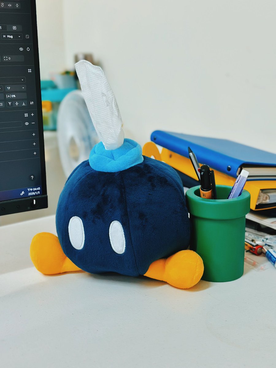 分享個我公司桌上的衛生紙盒 🧻