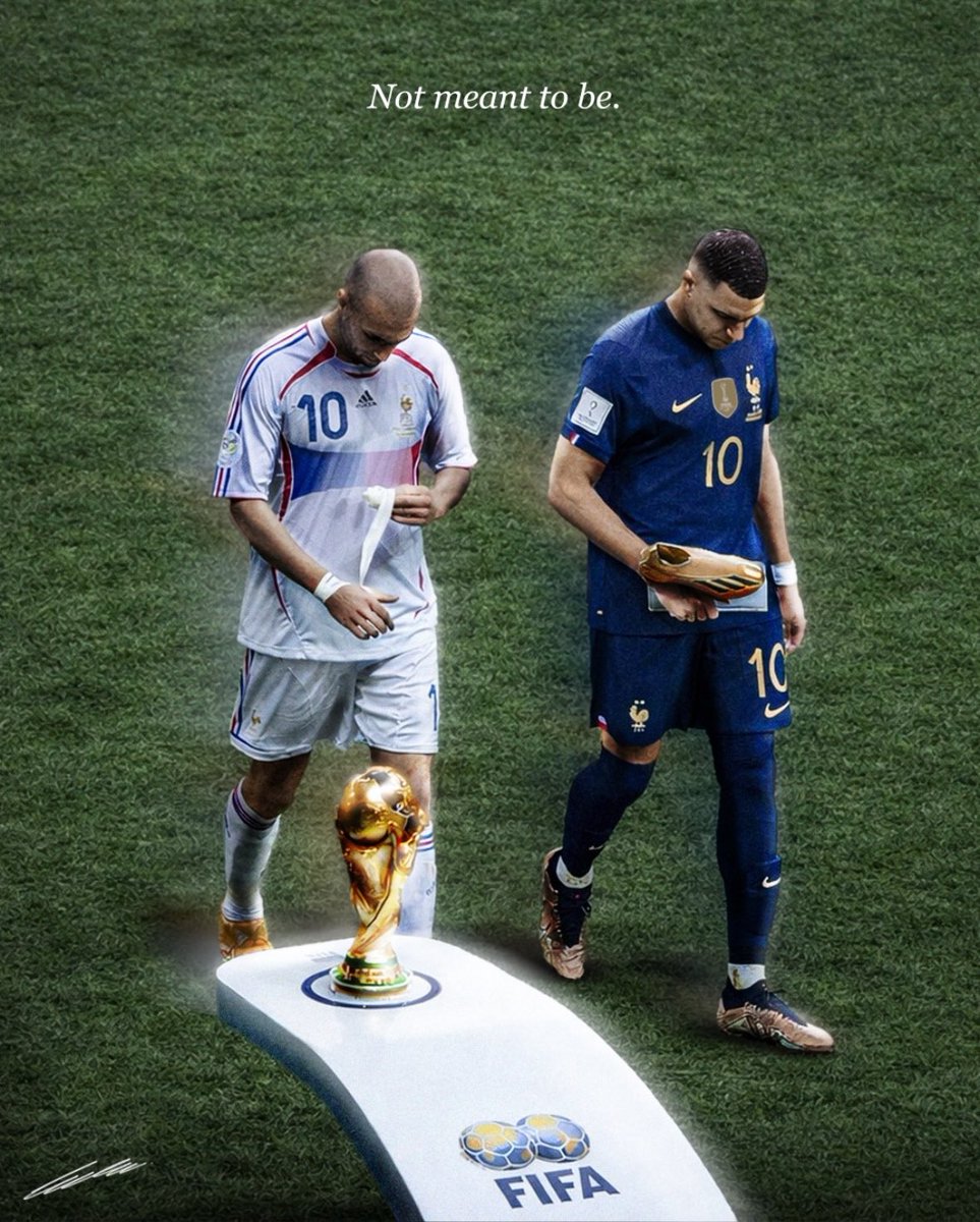 Kylian's tweet image. Damn. 🥲