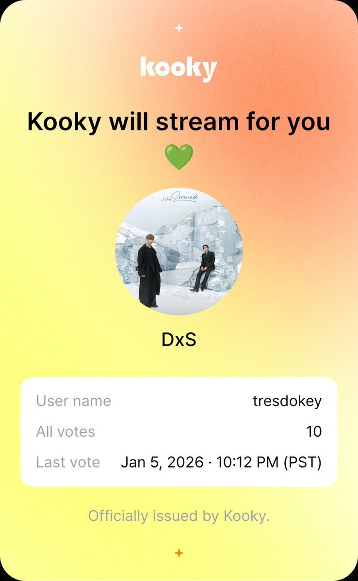 dokyeomieblue's tweet image. ‼️Drop 10 KOOKYs per account in Kooky for Spotify Streaming‼️