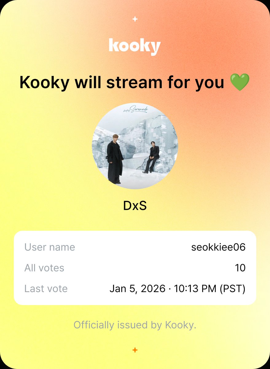 dokyeomieblue's tweet image. ‼️Drop 10 KOOKYs per account in Kooky for Spotify Streaming‼️