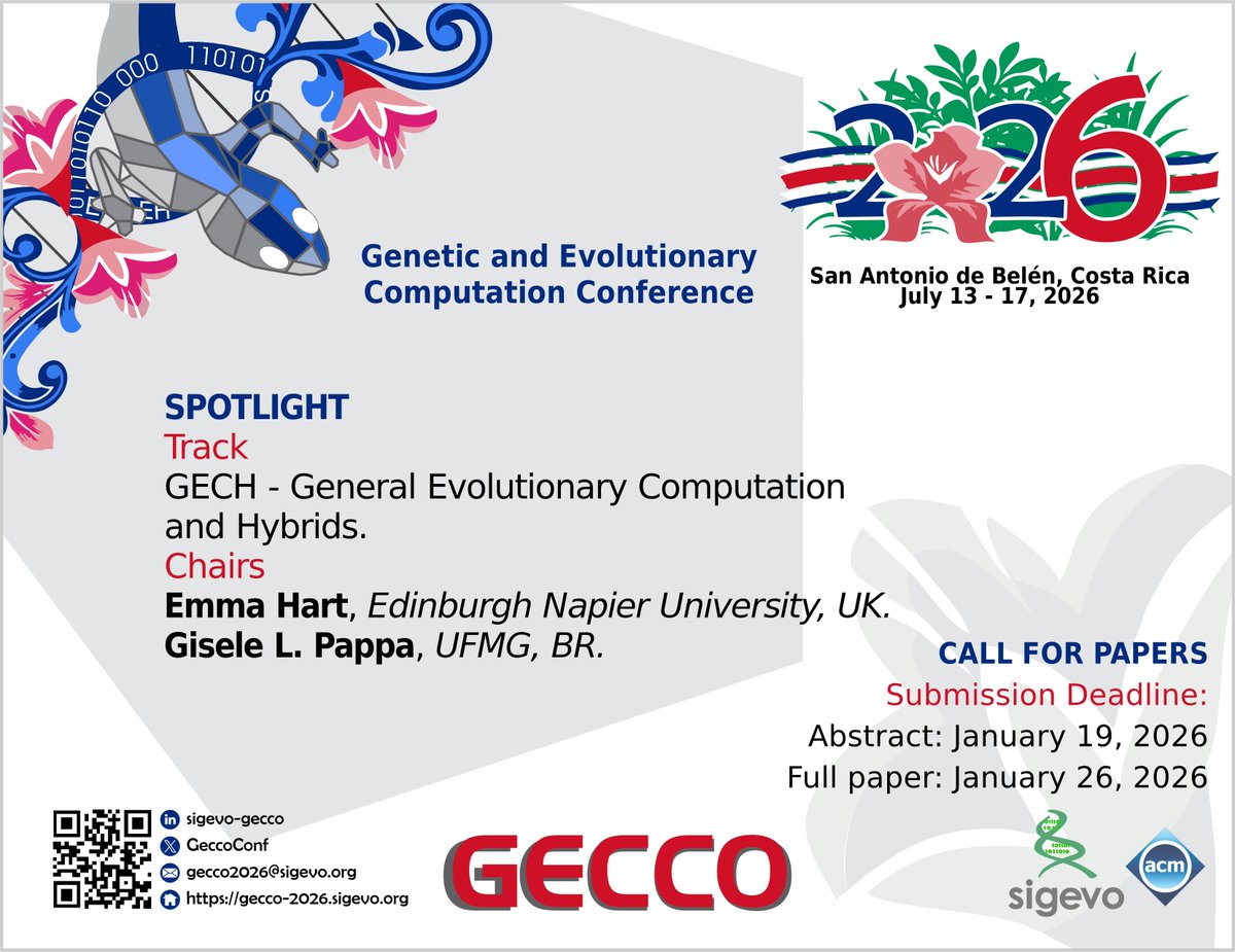 GECCO 2026 tweet media