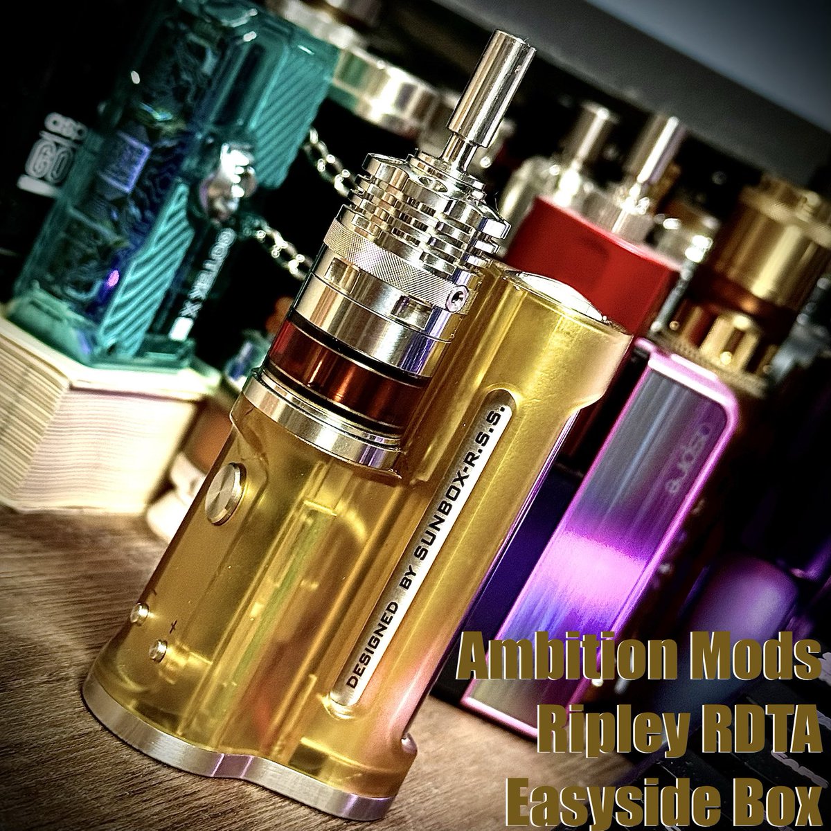 Rakumaru77's tweet photo. #vape #ambitionmods #flavorkitchen #ripleyrdta #easysideboxmod https://t.co/Bhsqfhd9BF