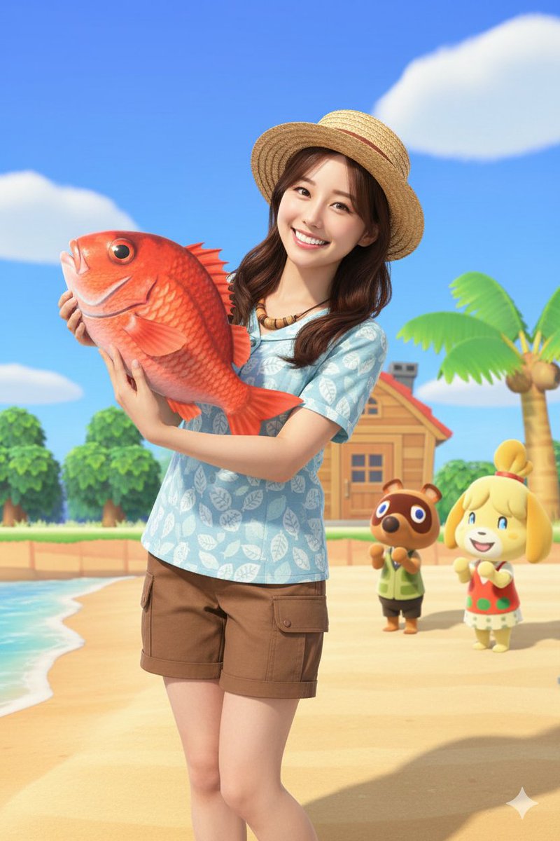Piyohiko_ne_jp's tweet image. 🐷Animal Crossing🐶
🏡どうぶつの森にお引っ越し📦
住民になりたい人は下の｢ねえGemini｣って画像を保存して、自分の写真と一緒にジェミニに読み込ませてね😁
(画像長押しで保存できます)
詳しい説明とアドバイスをリプ欄に書いておくね🪶
#aiprompt #AIart #生成AI #AIプロンプト #釣り #fishing