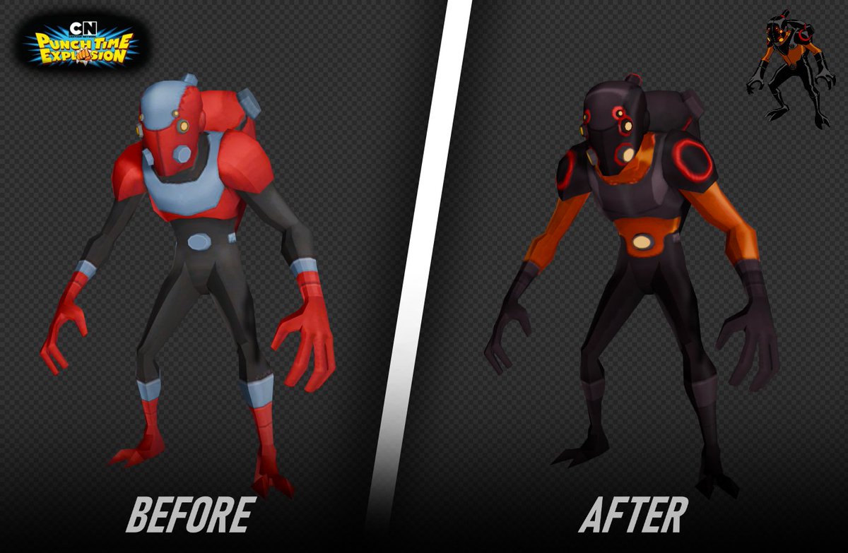 On tonight's fun art activities; Re-Texturing!

Converted the Vilgax Crewman from Punch Time Explosion to be more accurate to Classic Ben 10!

#ben10 #galvan #gamedev #indiedev