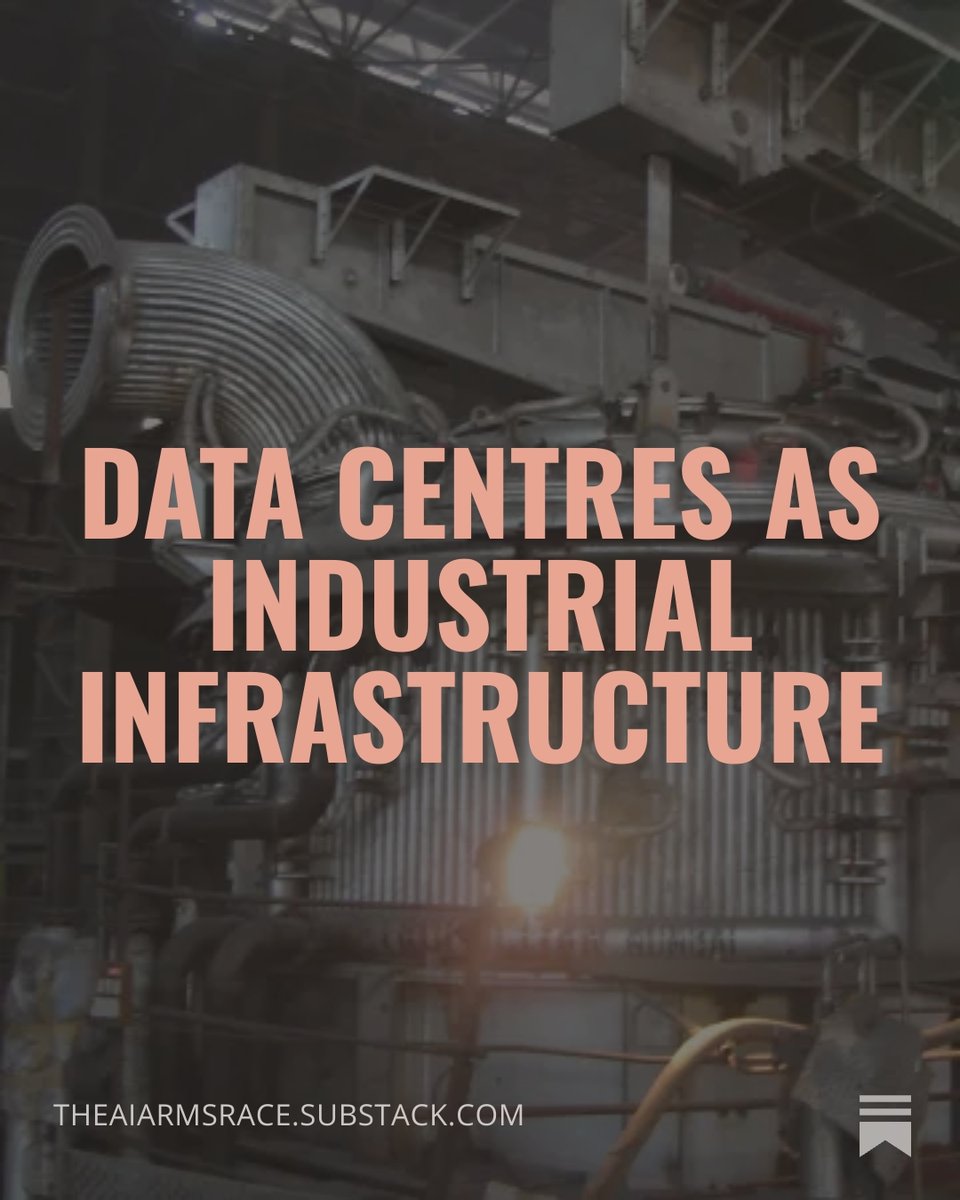 Should we count AI infrastructure as heavy industry? A new post provides some background to the story published with <a href="/leanahosea/">leanahosea</a> in <a href="/guardiannews/">Guardian news</a> 
on 17 December theaiarmsrace.substack.com/p/data-centres…