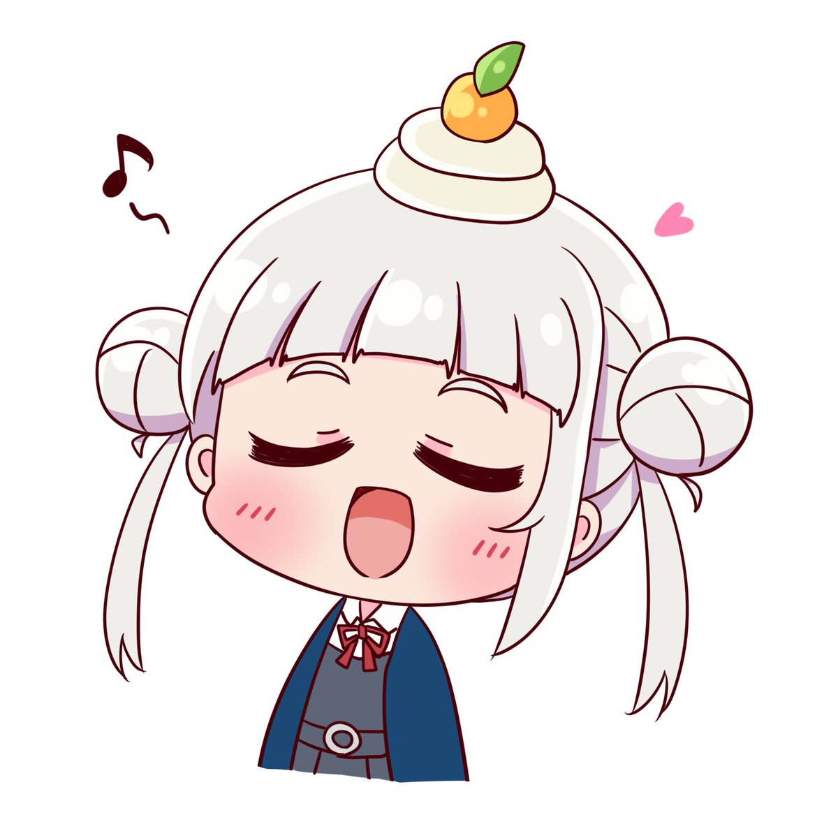 「まんまる鏡餅～」|すっぴぃ🦊僕ラブ37【きな子04】のイラスト
